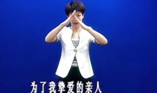 关于手指语的感想 我真的很不错手语操